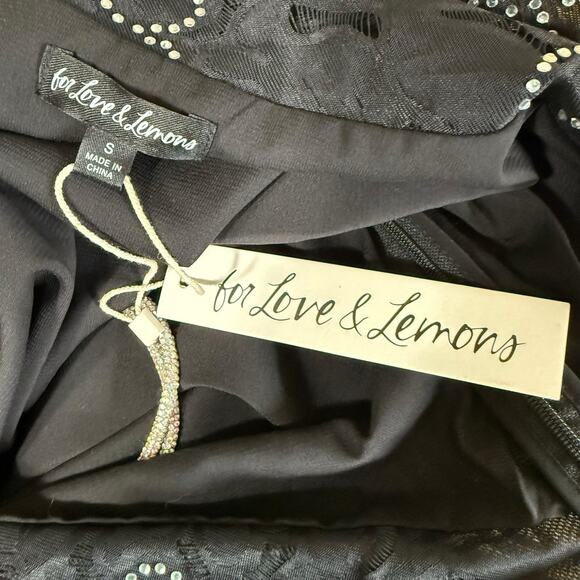 For Love And Lemons Black and White Mini Dress - Picture 6 of 10